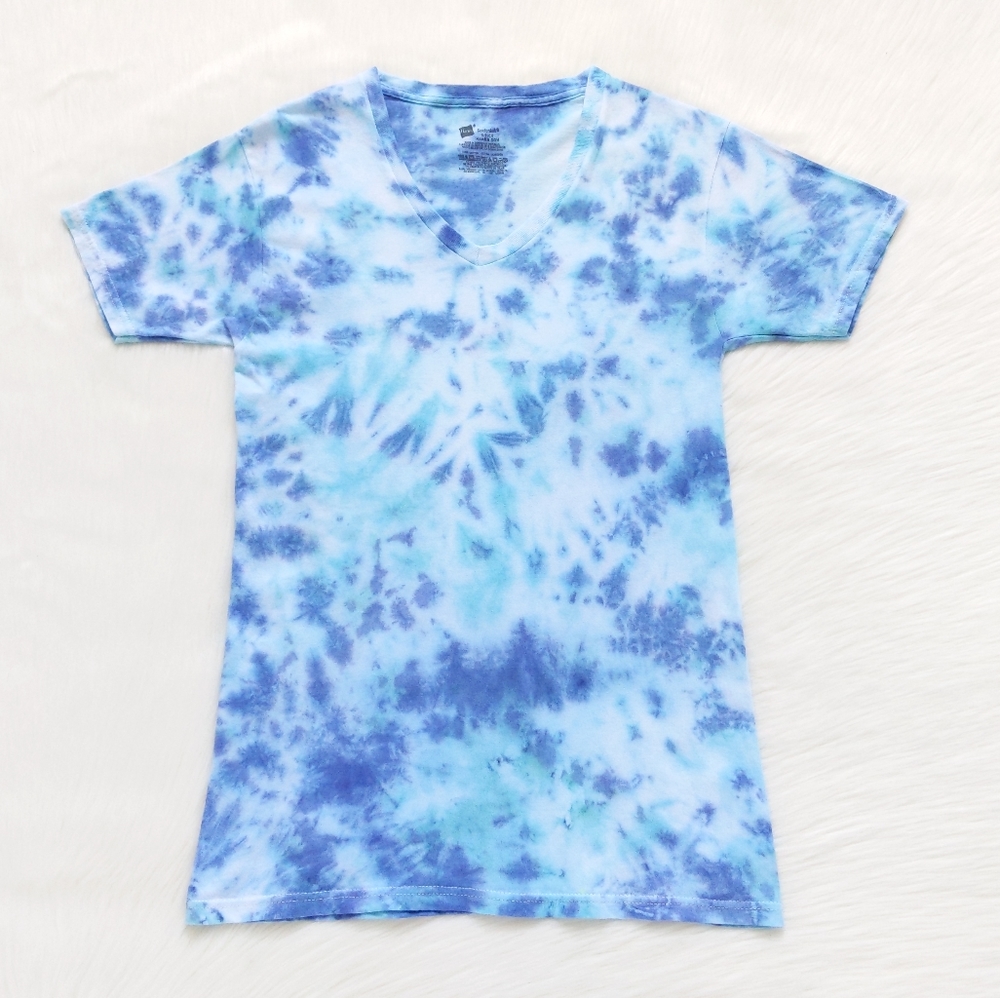 Electric Indigo Tie Dye Tee | S - Picture 3 of 9
